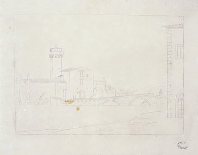 Brücke über den Arno in Pisa von Elisa Bonaparte